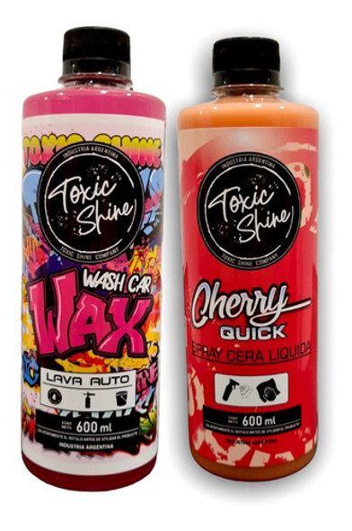 Toxic Shine Kit Economico Lava Auto Wax + Cera Cherry Quick 0