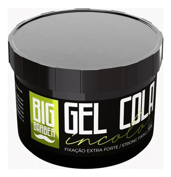 Gel Cola Big Barber 300g Incolor Modelador Fixador De Cabelo 1