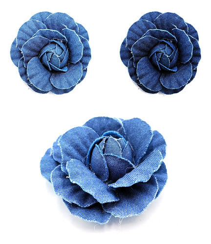Aplique Flor - 75mm - 1 Unidade - Ro.152232 [azul Escuro] 0
