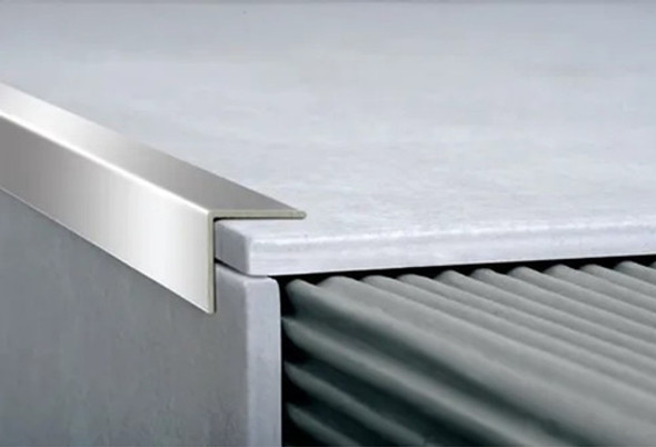 Varilla Aluminio Tapacanto 16x16mm Atrim Cromo Brillo 1911 0