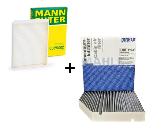 Kit X2 Filtros De Habitaculo Mercedes Benz C200 C250 W205 1