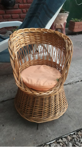 Par De Sillones De Mimbre Para Niños Muy Buen Estado 1
