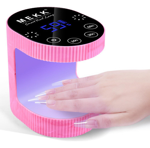 Secador De Uñas Uv, Recargable, Sensor, Temporizador, Rosa C 0