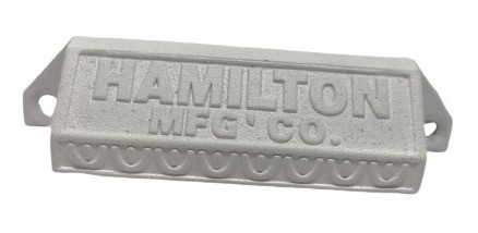 Manija Tirador Cubeta Hamilton Vintage Cajon Cocina Blanco 1