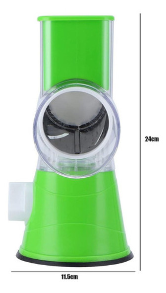 Rallador Cortador Vegetales Verduras Queso En Acero Color Ve 1 Rallador Cortador Vegetales Verduras Queso En Acero Color Ve 1