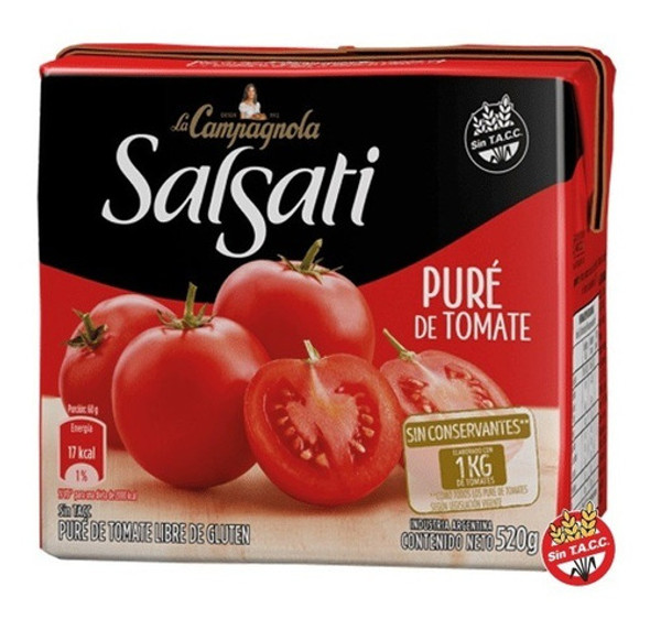 Pack X 36 Unid. Pure   520 Gr Salsati Pure De Tomates 1