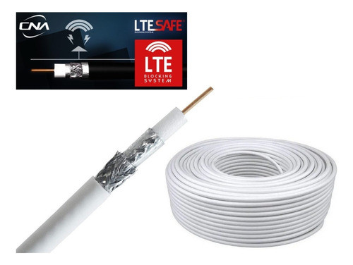Cable Coaxil Rg6 - Premium, B.perdida 100 M + 10 Conectores 0