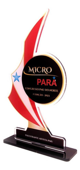 6 Troféus Personalizados Em Acrílico - 25x12cm 0 6 Troféus Personalizados Em Acrílico - 25x12cm 0