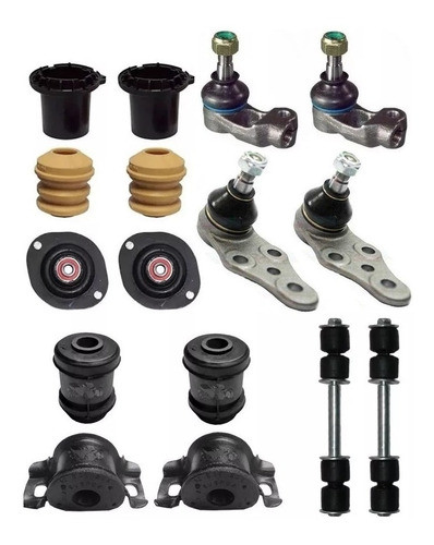Kit Bucha Bandeja Batente Pivô Terminal Bieleta Kadett 87/90 1
