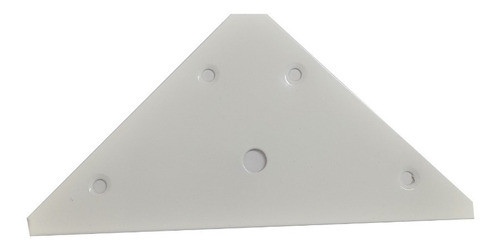 Escuadra Plana N1 Blanca Para Alacena X 10 Unidades 0