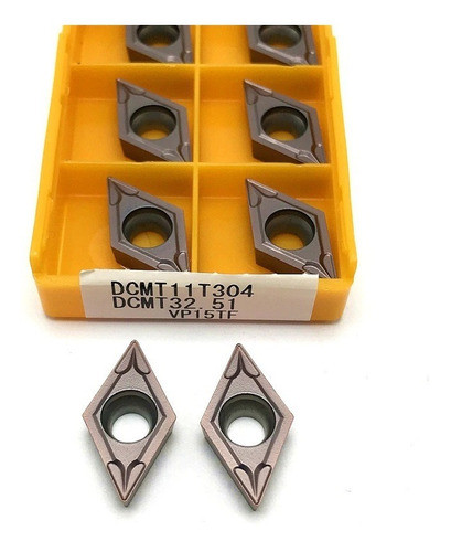 10 Inserto Dcmt 11t304 Metal Duro Torno Index 0