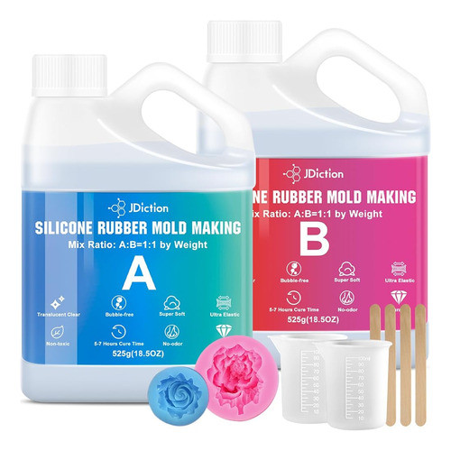 Kit De Fabricación De Moldes De Silicona Jdiction, Silicona 0