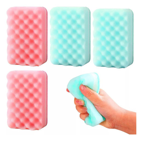 Set X7u Esponja Acero Cocina Clear + Esponja Tradicional 1