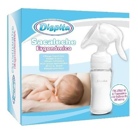 Sacaleche Manual + Mamadera + 2tetinas + 2pezonera - Dispita 1