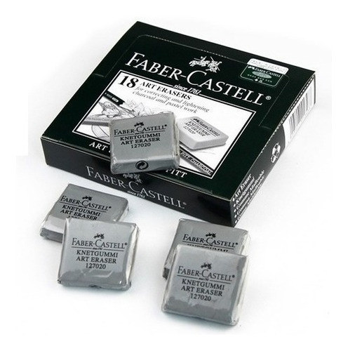 Goma De Borrar Faber Castell Artistica Miga De Pan Caja X 18 0