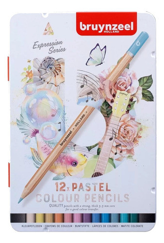 Bruynzeel Lapices De Colores Pastel X 12 0