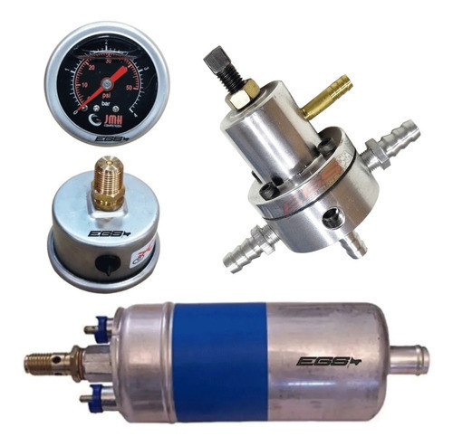 Kit Premium Bomba 6 Bar + Dosador + Reloj Inox. 50 Psi  Egs 0
