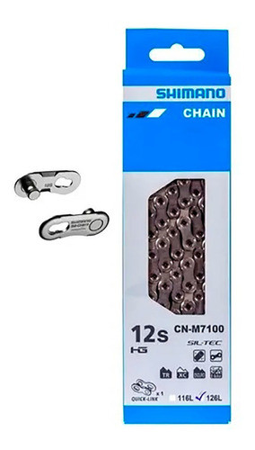 Corrente Shimano Slx Cn-m7100 138 L 12 Velocidade 0