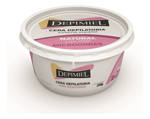 Depimiel Cera Depilatoria Natural Para Microondas X 200g 0