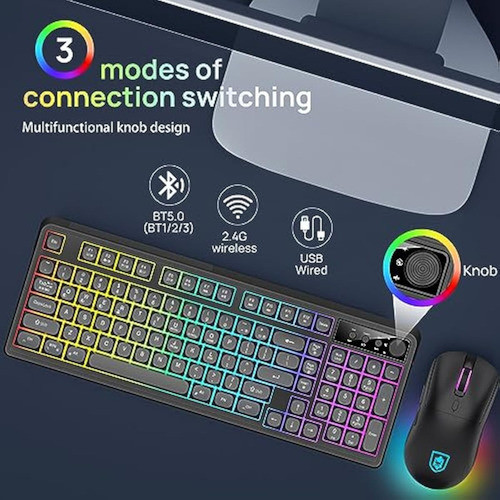 Kolmax Bt98 - Combo De Teclado Y Mouse 1