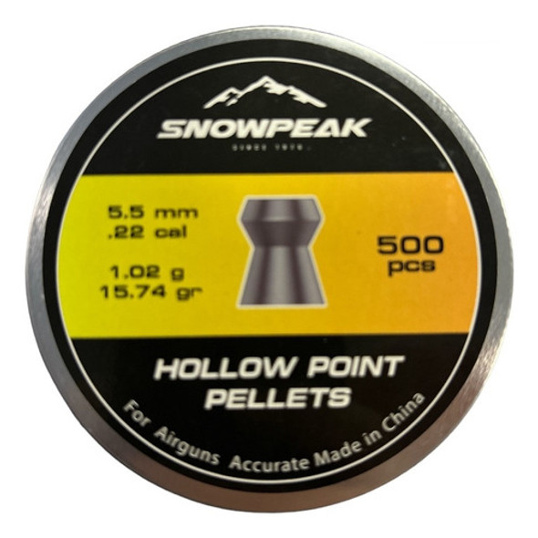 Chumbos Hollow Point 5,5mm Snowpeak Bentancor Outdoor 0
