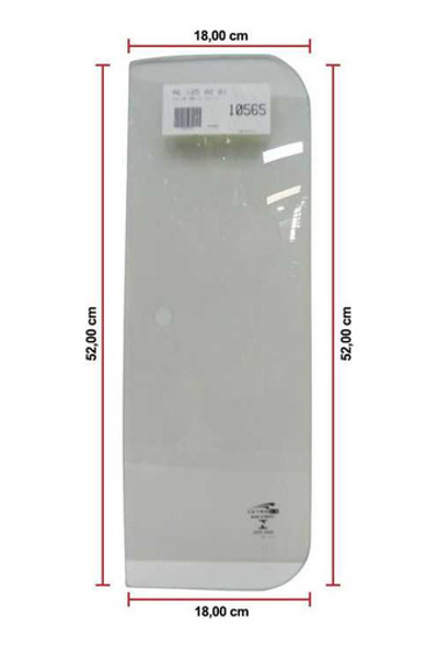 Vidro Quebra Vento Esquerdo Mb 708 88/99 1