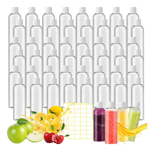 Atropos 48 Paquete De 2 Oz Botellas De Plástico Pequeñas Bot 0