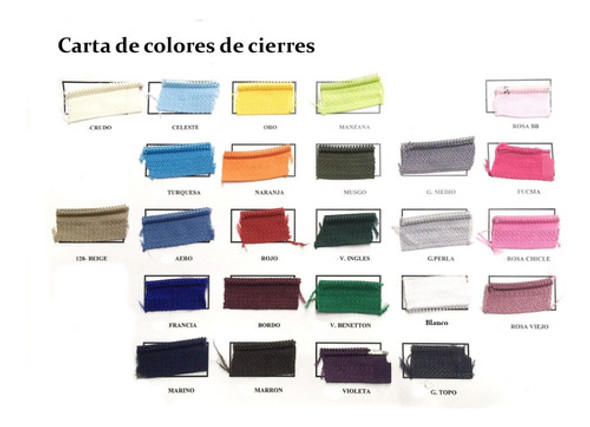 Cierres Desmontables De Nylon De 75cm X 100 Unidades 1