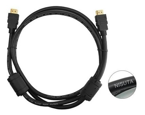 Cable Hdmi A Hdmi 3m V1.4 Filtro 1080p Nisuta Nscahd3 1