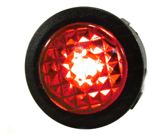 20 Indicadores Luz Led Piloto Testigo 12v 20mm Rojo 0