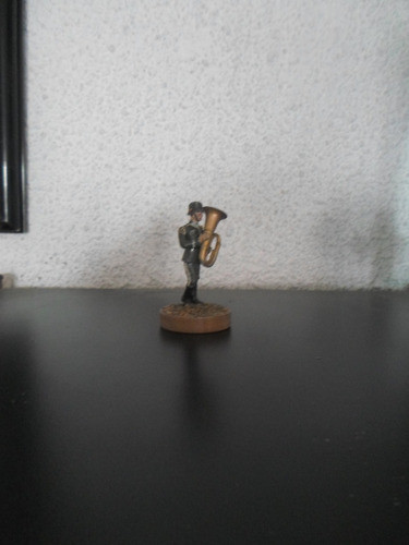 Soldado De Plomo-trombón Alemán 2da Guerra-54 Mm-tradition 0