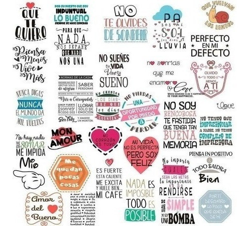 Kit 1200 Plantillas Frases Vinilos Sublimacion Tazas !!. 0