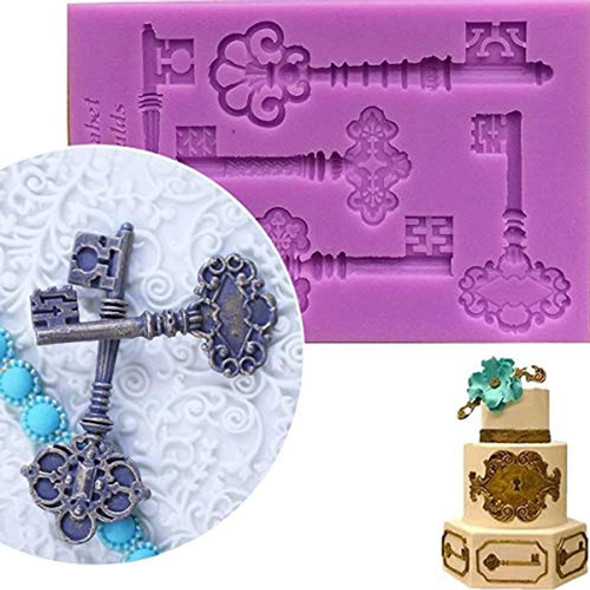 Anyana Llave De Silicona Fondant Molde Decoracion De Pastel 0