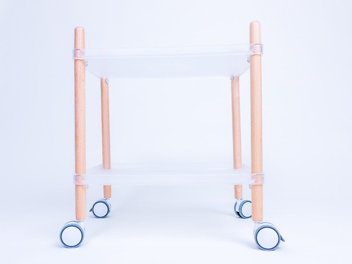 Mesa Carrito Bar Con Ruedas Con Freno 0