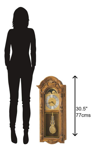 Howard Miller Lagrange Reloj De Pared Ii 547-444 Roble Dorad 1