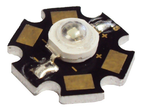 Led 3w Star Blanco Con Disipador Estrella 200lm 120° 0