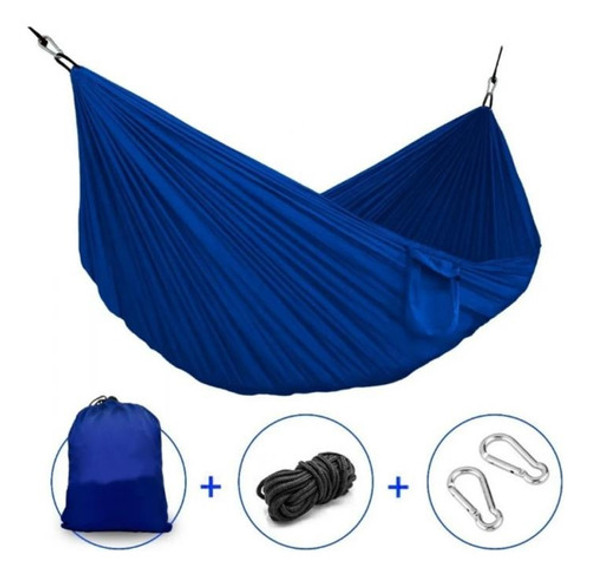 Hamaca Paraguya Tela Nylon Con Bolsa 1