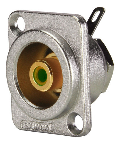Conector Rca Hembra Chasis Verde Amphenol Acjd Green 0