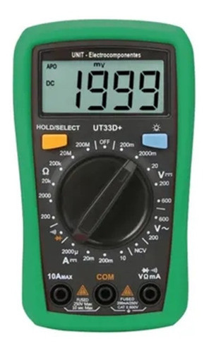 Multímetro Digital Uni-t Ut33d+ Ec Plus Electrocomponentes 0