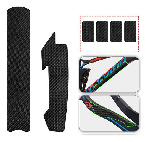 Kit Protectores Autoadhesivo P/cuadro Bici Mtb Anti Rayas 1