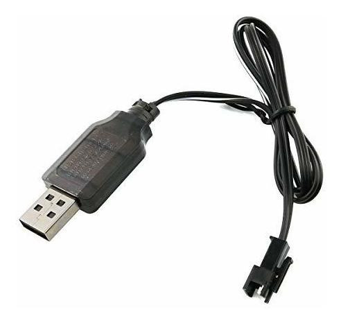 Cable Cargador Usb 7,2v 250ma Con Sm 2p Ni-cd Ni-mh 1