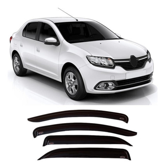 Deflectores Ventanillas Adhesivos X4 Logan 2016-2020-2022 0