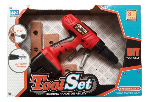 Taladro Eléctrico De Juguete Para Niños 0