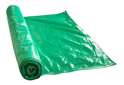 Rafia Cubre Cerco Verde Laminado Con Ojales 1.50 X 50 Metros 0