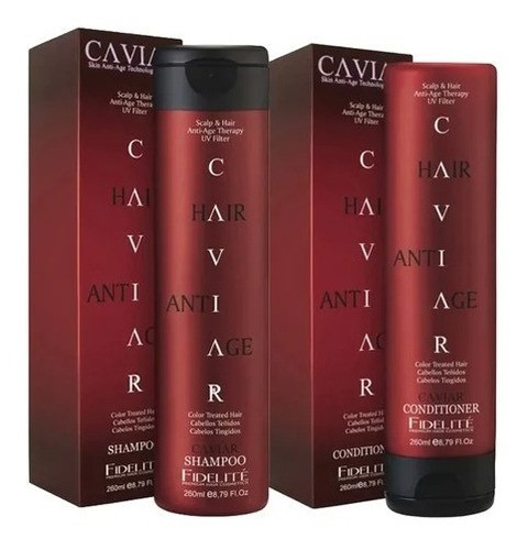 Kit Shampoo+acondicionador P/cabellos Teñidos Fidelite 260ml 0