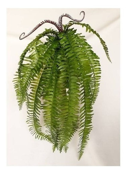 Samambaia Toque Real Folhagem Artificial Luxo Decoração Casa 0