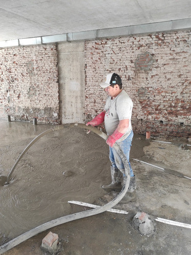 Contrapiso Y Carpeta Monolítico Con Bomba ( Mínimo 200m2 ) 1