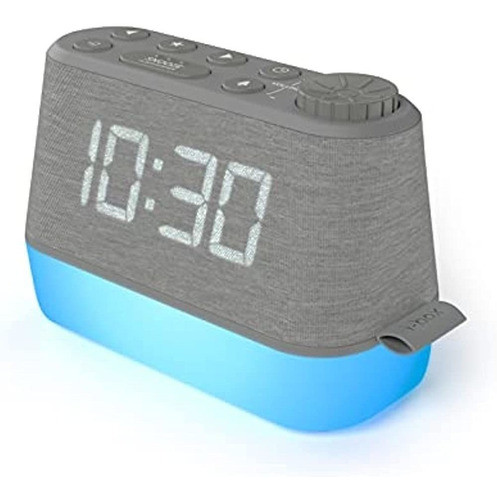 Radio Reloj Despertador Digital Con Máquina De Sonido, Luz N 0