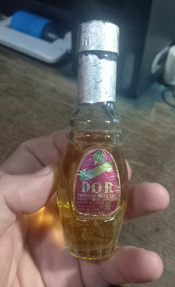 Botellita Antigua Miniatura Productos Rocca Dor 50 Ml Llena 0