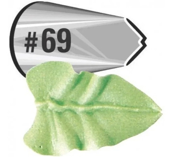 Pico Boquilla Hoja N° 69 Wilton Chico Bordes Reposteria 1